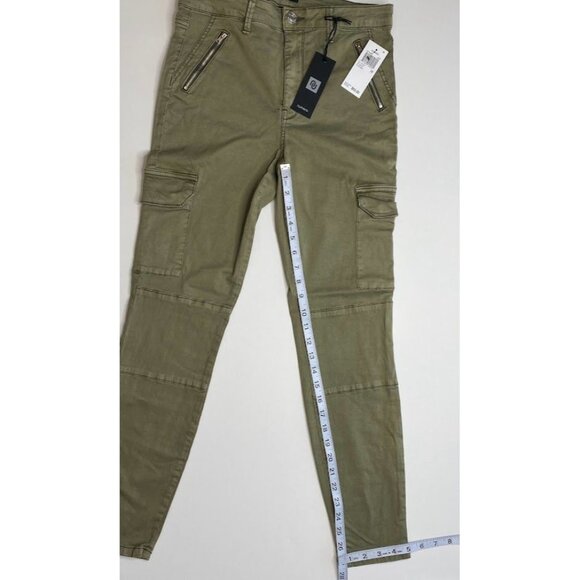 Numero Cargo Ankle Jeans 30 Green Women's Skinny Stretchy High-Rise‎ NEW - Picture 5 of 7